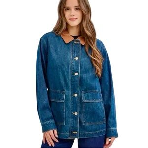 Risen Denim Blue Women's Jacket, Women's sz 1x, New without tag